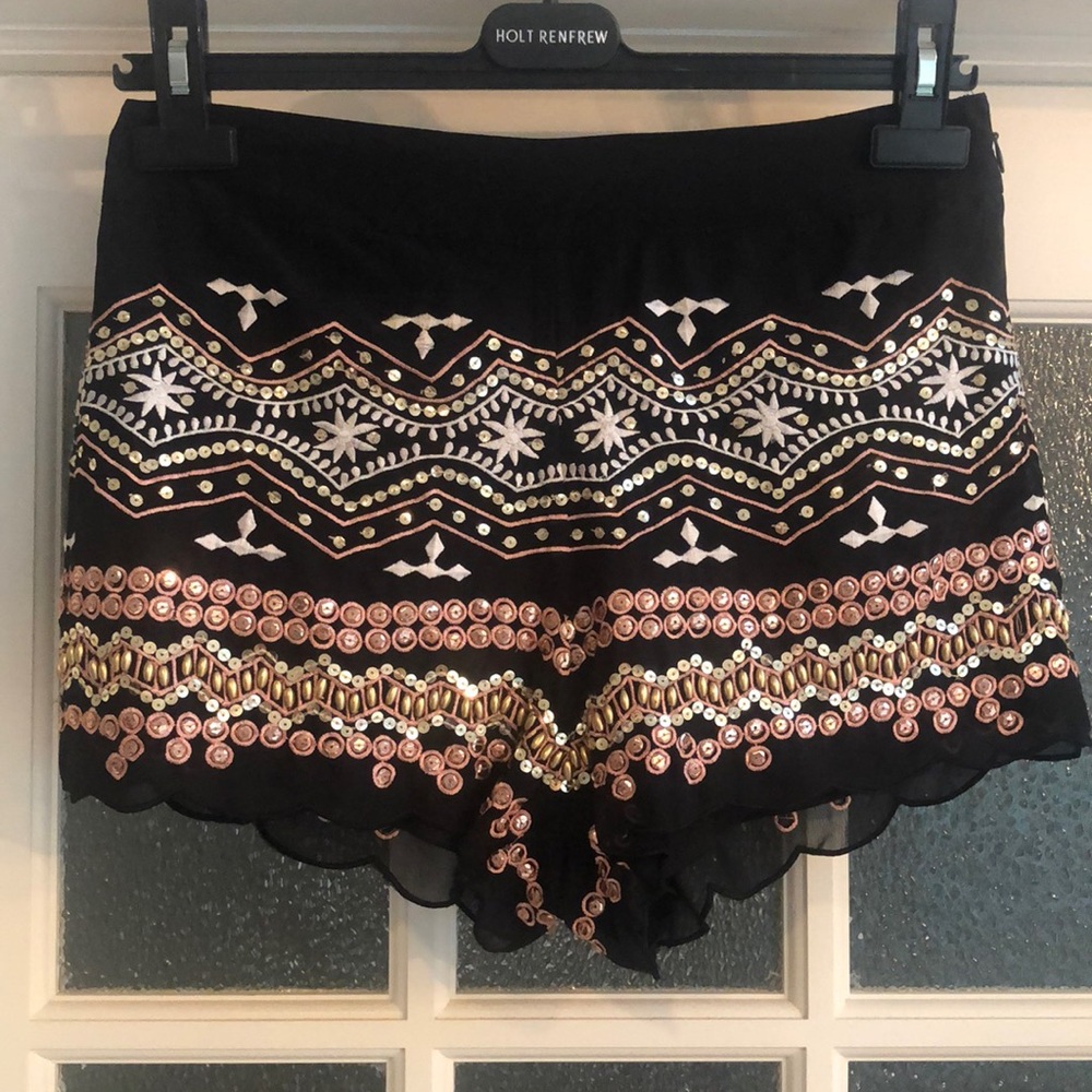 Forever 21 Beaded Detail Shorts
